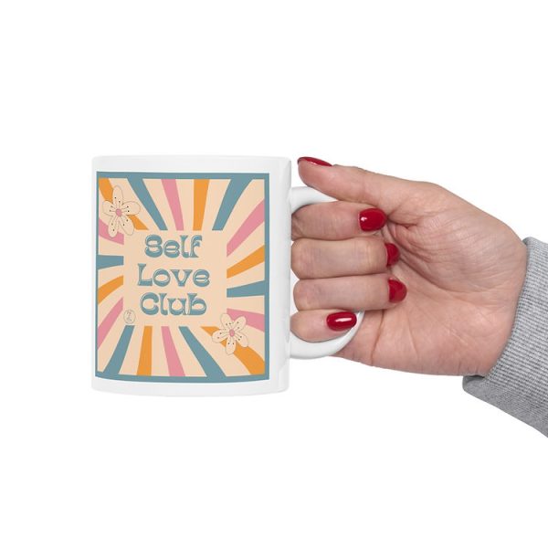 Self Love Club Ceramic Mug, 11oz