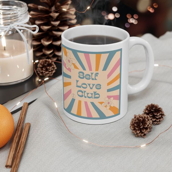 Self Love Club Ceramic Mug, 11oz