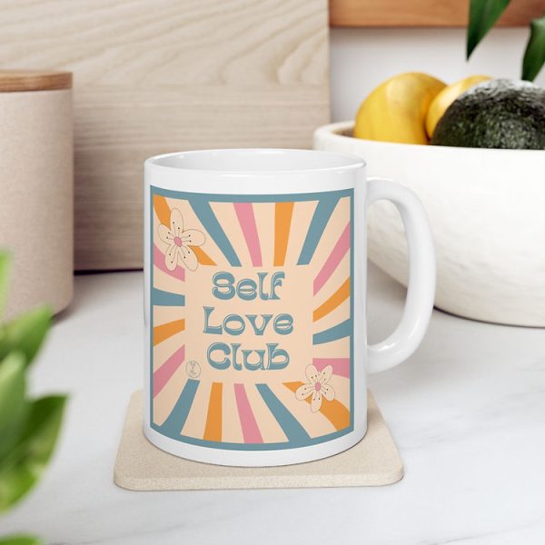 Self Love Club Ceramic Mug, 11oz